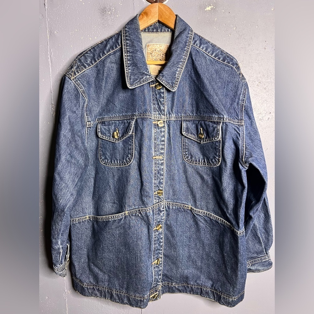 AMI vintage denim barn jacket in size XL